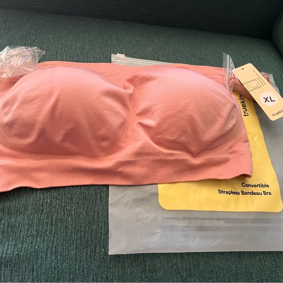 Pink Strapless Bandeau Bra - Picture 1 of 2